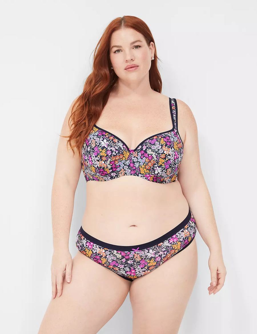 Blue Lane Bryant Smooth Lightly Lined Women Balconette Bra | NHI1061HR