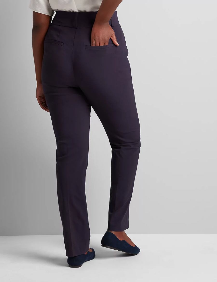 Blue Lane Bryant Tighter Tummy High-Rise Straight 4-Season Women Pants | WXH6538KX