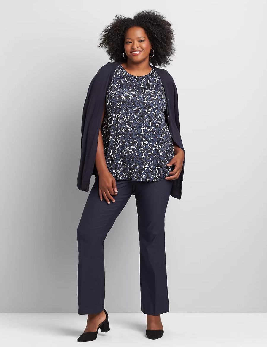 Blue Lane Bryant Tighter Tummy High-Rise Boot 4-Season Women Pants | GNK2951RK