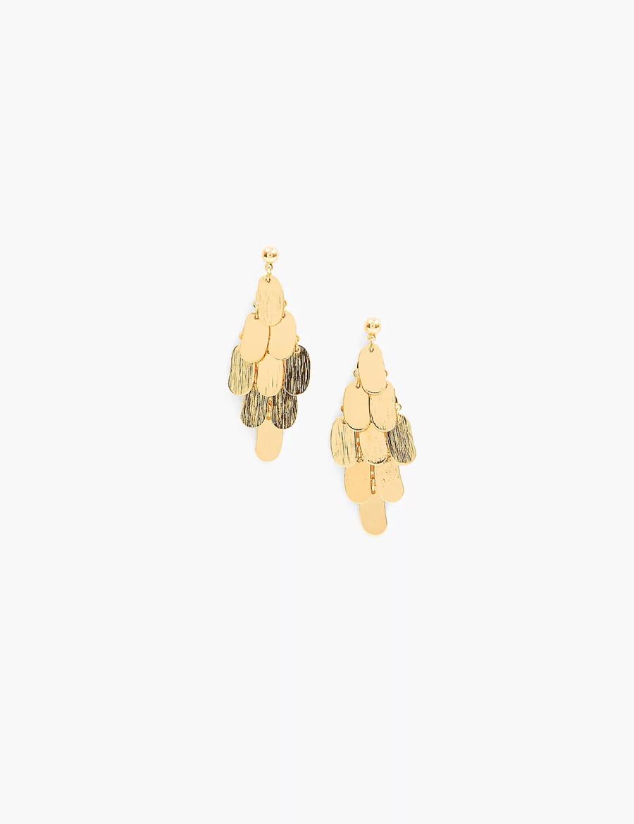 Gold Lane Bryant Dangle Chandelier Women Earrings | NNP7522LL