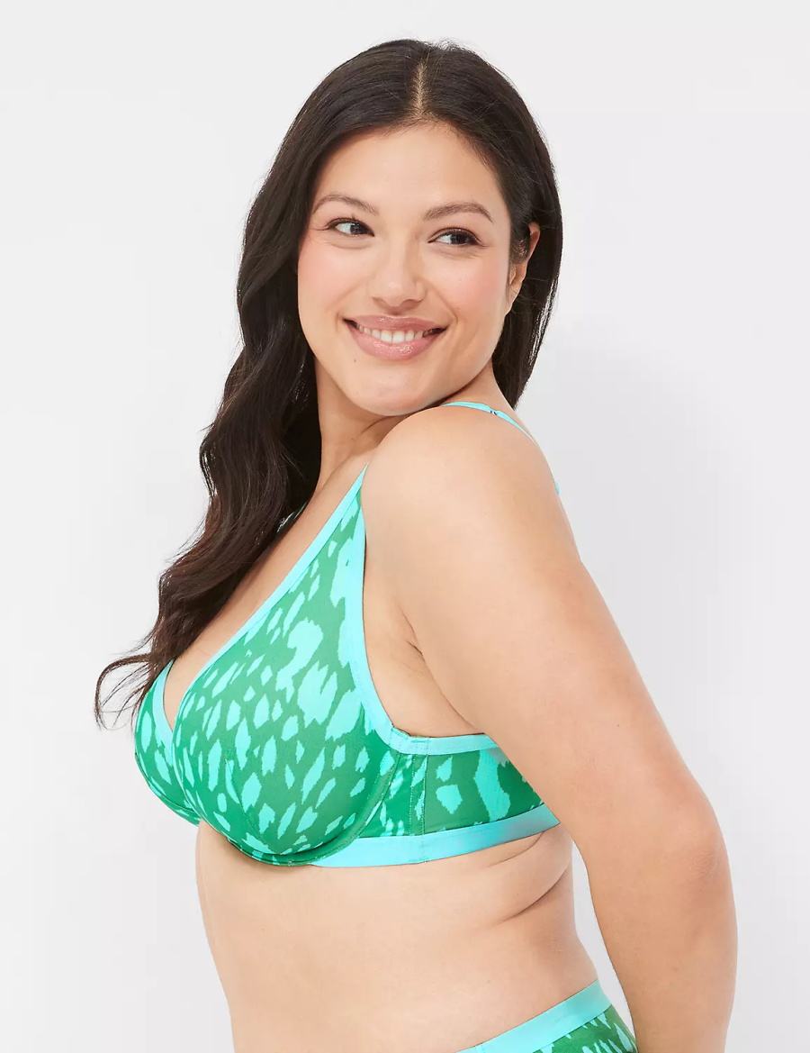 Green Lane Bryant High Apex Women Unlined Bra | OGH3738QL