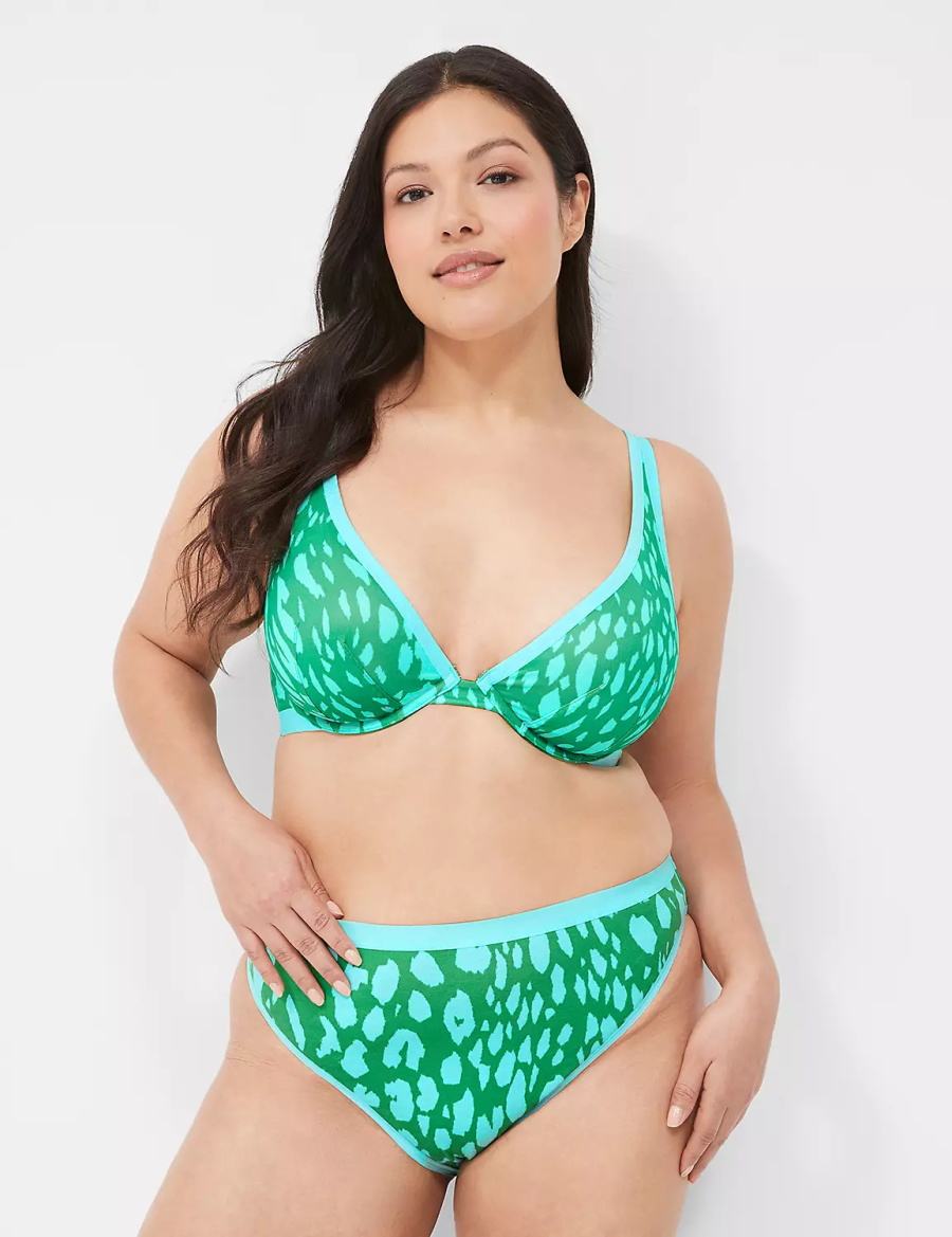 Green Lane Bryant High Apex Women Unlined Bra | OGH3738QL