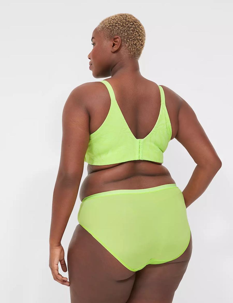 Green Lane Bryant Invisible Lace Backsmoother Full Coverage Women Bralettes | EVG8637UO