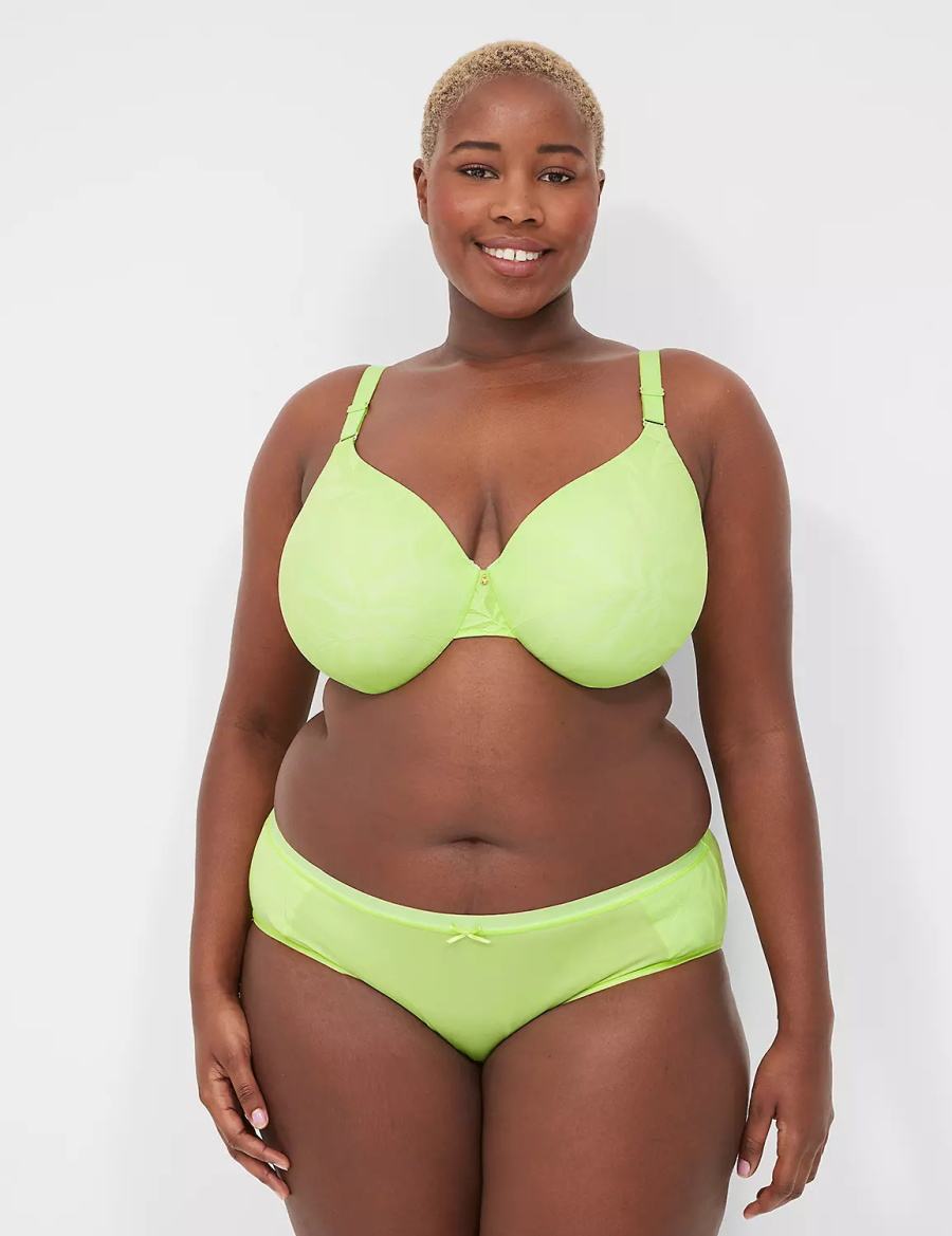 Green Lane Bryant Invisible Lace Backsmoother Full Coverage Women Bralettes | EVG8637UO