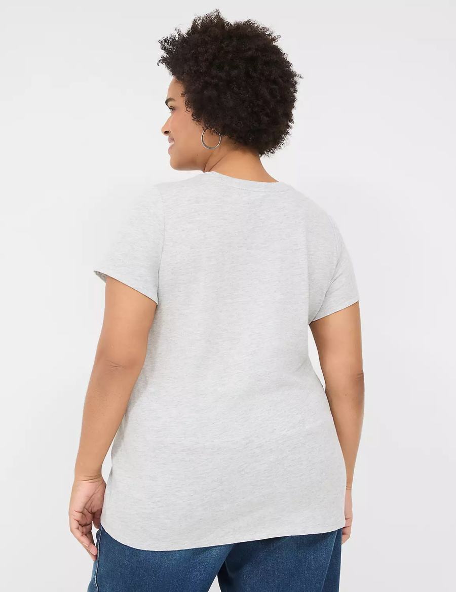 Grey Lane Bryant Hakuna Matata Graphic Tee Women T Shirts | GEL252JU