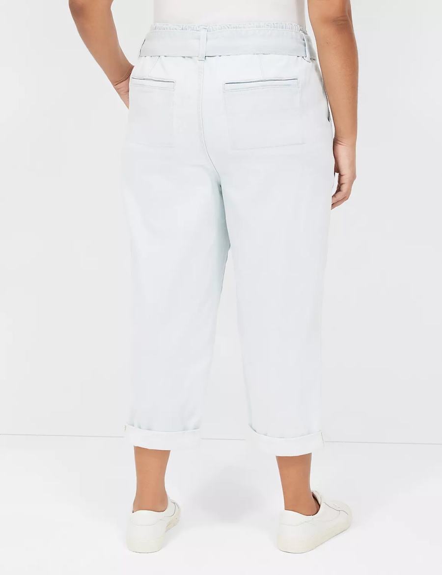 Light Blue Lane Bryant Pull-On Fit Boyfriend Women Jeans | XLP7523VX