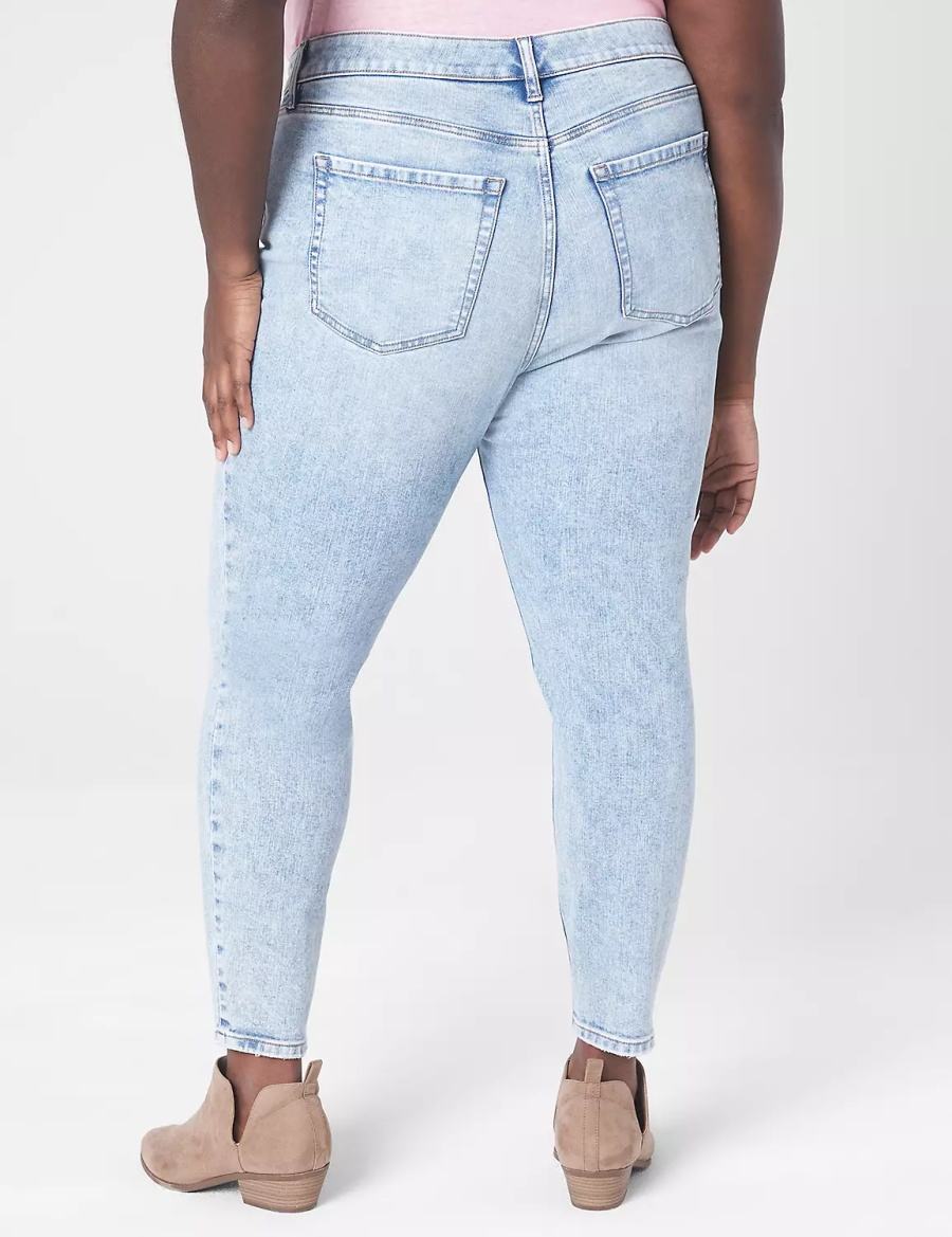 Light Blue Lane Bryant Signature Fit Skinny Women Jeans | PPG3318SK