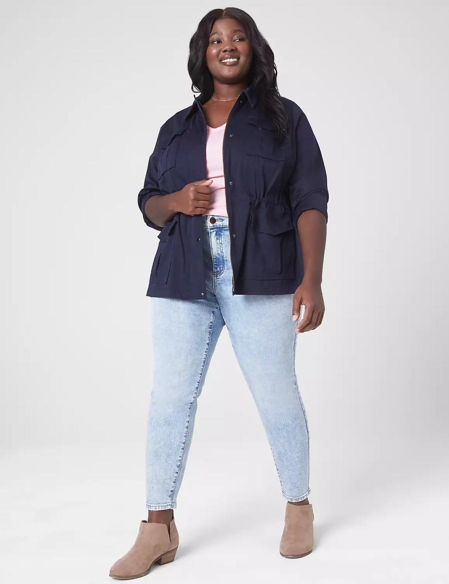 Light Blue Lane Bryant Signature Fit Skinny Women Jeans | PPG3318SK