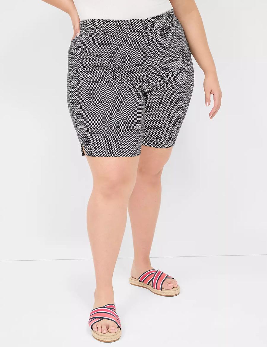 Navy Lane Bryant 4-Season Bermuda Women Shorts | ALS6190SP