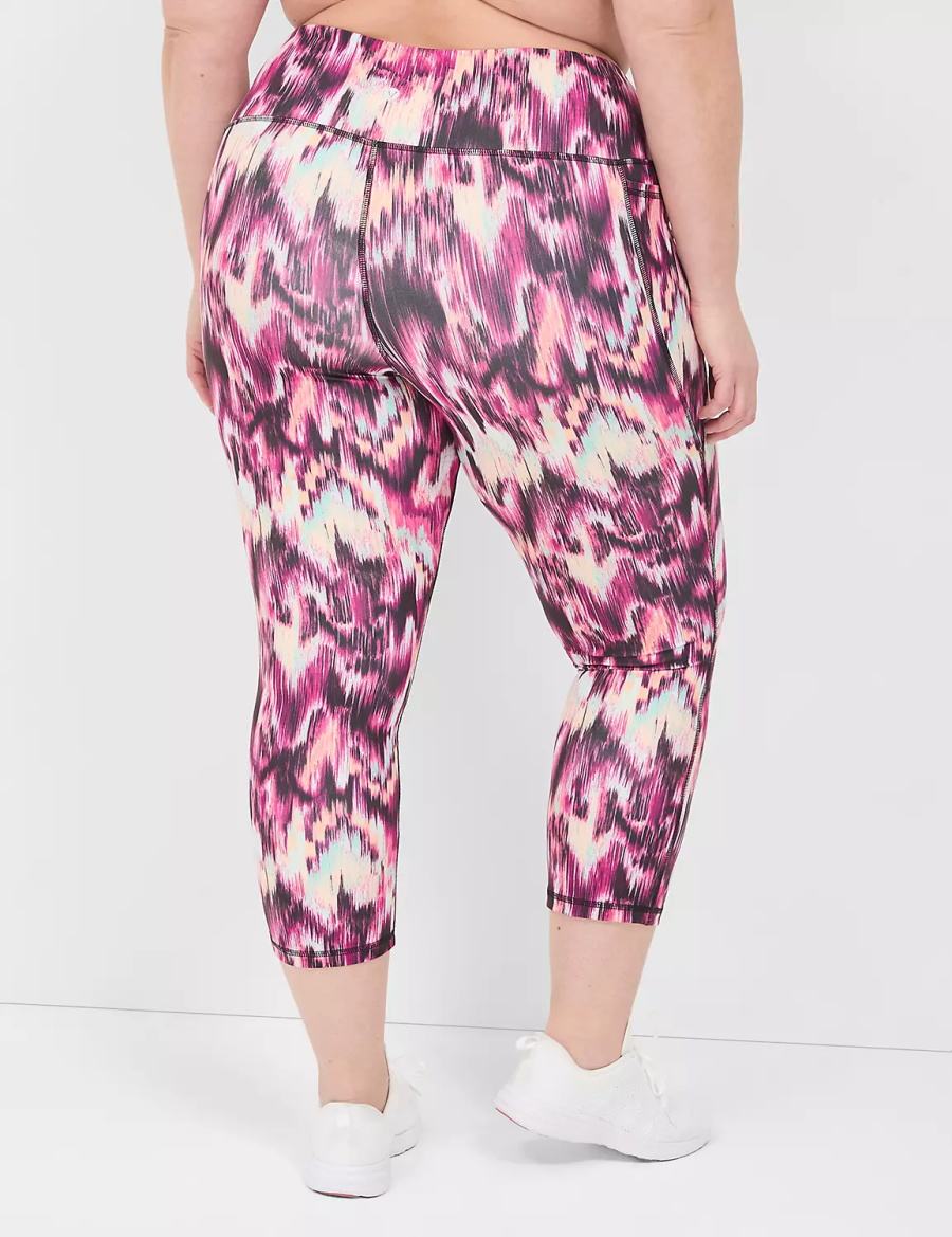 Pink Lane Bryant LIVI High-Rise Recycled LIVI Soft Capri Women Leggings | KHU7270OK