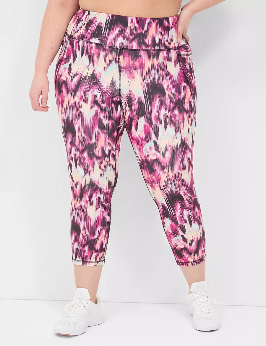 Pink Lane Bryant LIVI High-Rise Recycled LIVI Soft Capri Women Leggings | KHU7270OK