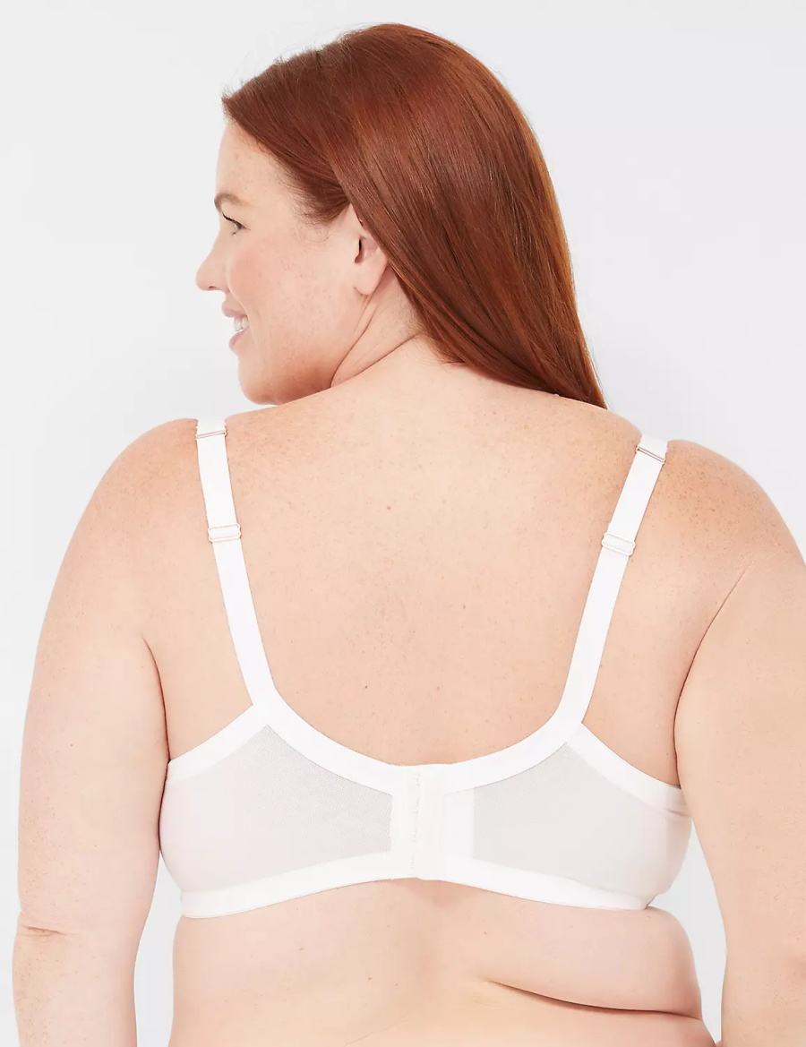 White Lane Bryant Digital Print Lace Boost Women Balconette Bra | XNA3872CY