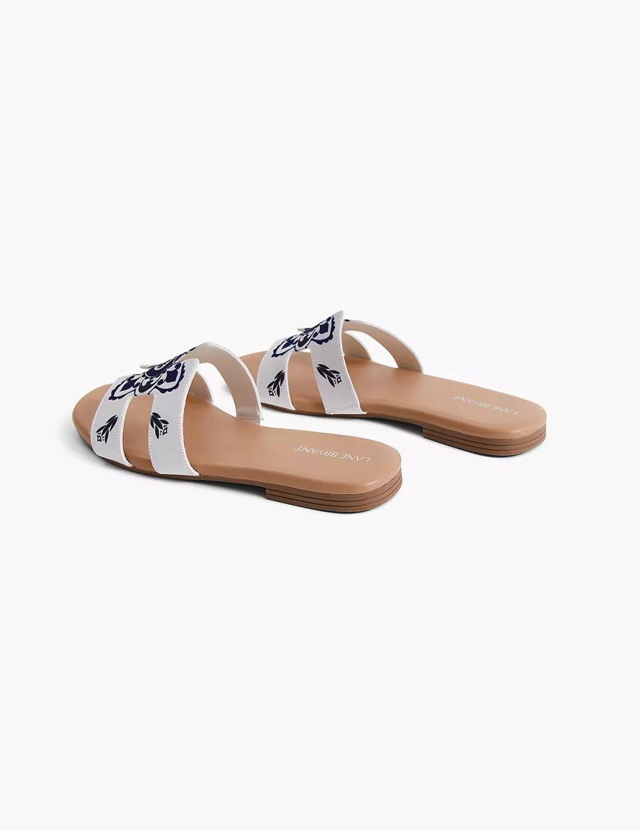 White Lane Bryant Dream Cloud Slip-On Women Flat Sandals | ZIJ9233MA