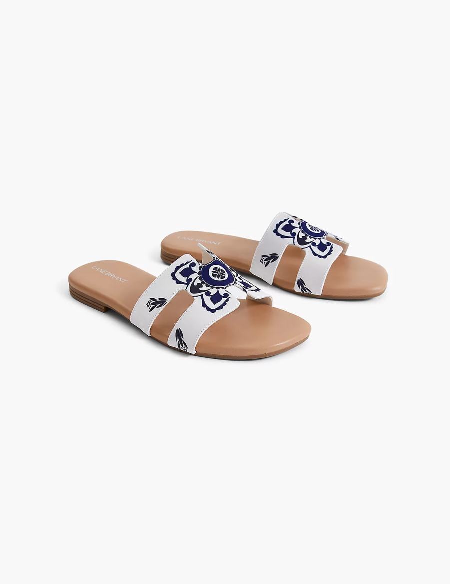 White Lane Bryant Dream Cloud Slip-On Women Flat Sandals | ZIJ9233MA