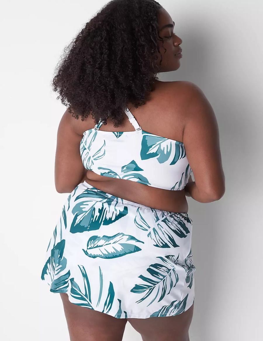 White Lane Bryant Faux-Wrap Swim Women Skirts | DYM343KD