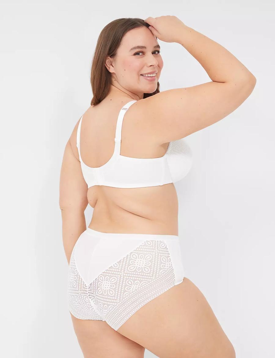 White Lane Bryant Lightly Lined Full Coverage With Lace Women Bralettes | WAP4380AG