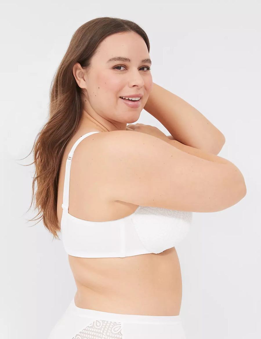 White Lane Bryant Lightly Lined Full Coverage With Lace Women Bralettes | WAP4380AG