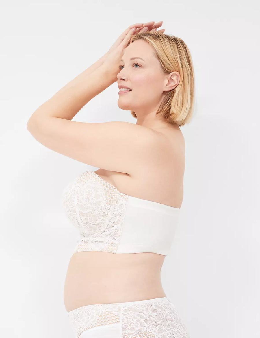 White Lane Bryant Longline Boost Multi-Way Women Strapless Bra | VGZ2670GB