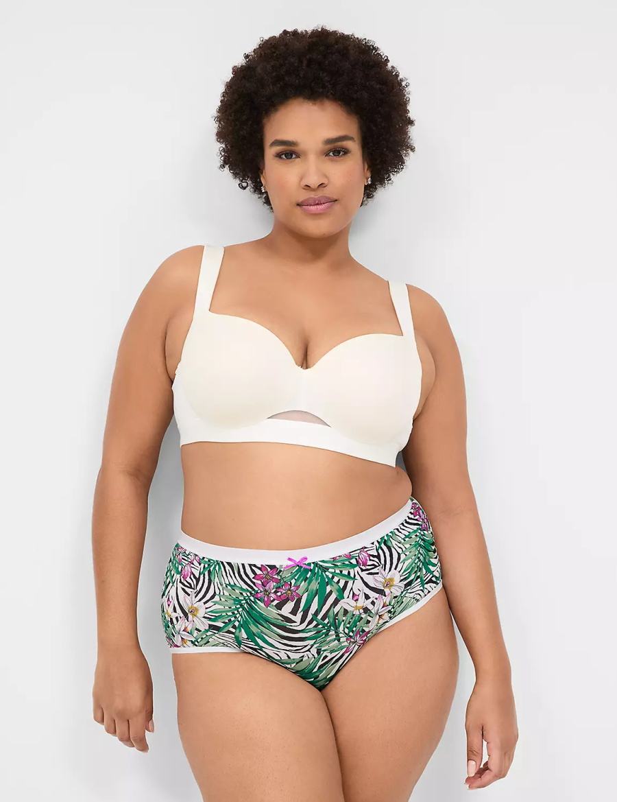 White Lane Bryant No-Show Full Women Briefs | DXW1352XD